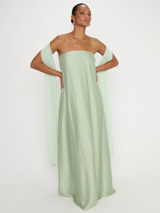 Show Me Your MuMu Dresses & Skirts - Show Me Your Mumu Tinsley Maxi Dress size medium M tube pistachio green nwot